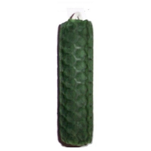 5cm GREEN Beeswax Candle - Click Image to Close
