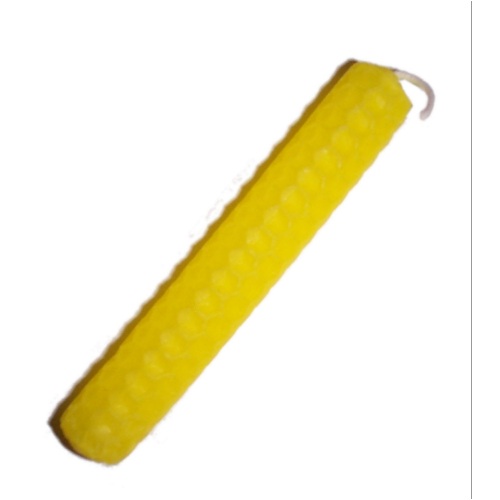 20cm YELLOW Beeswax Candle