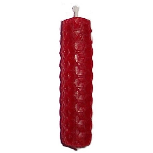 5cm RED Beeswax Candle - Click Image to Close