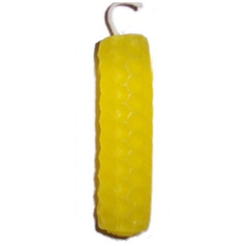 5cm YELLOW Beeswax Candle - Click Image to Close