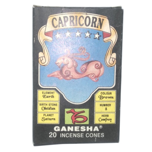 CAPRICORN ZODIAC Incense Cones