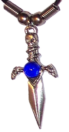 Gothic Dagger Pendant (cg15b) - Click Image to Close