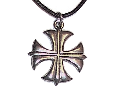 Pewter Cross Pendant (cx6) - Click Image to Close