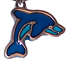 Pewter Dolphin Pendant (cx2p) - Click Image to Close