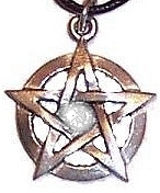 Pentagram Pendant (cg26c) - Click Image to Close