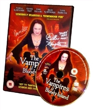 SIGNED The Vampires of Bloody Island (DVD - PAL All Regions) - Click Image to Close