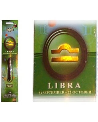 LIBRA Zodiac Incense Sticks (Time & Again)