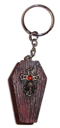 Coffin Keyring - Click Image to Close