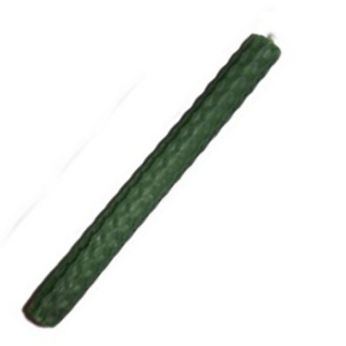 15cm GREEN Beeswax Candle