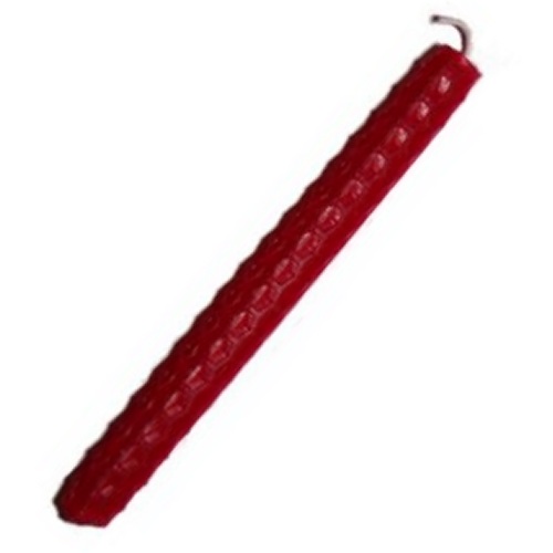 15cm RED Beeswax Candle