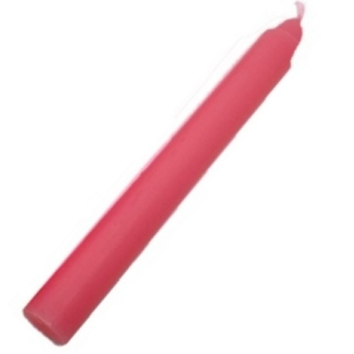 PINK Solid Colour Candle - Click Image to Close