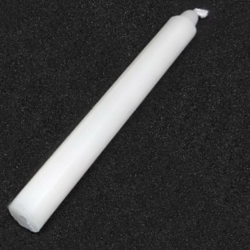 WHITE Solid Colour Candle - Click Image to Close