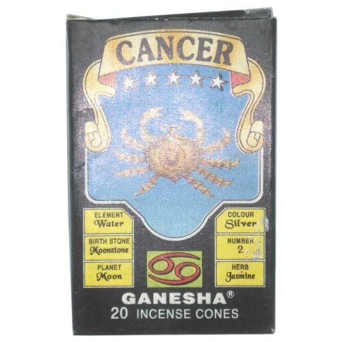 CANCER ZODIAC Incense Cones - Click Image to Close