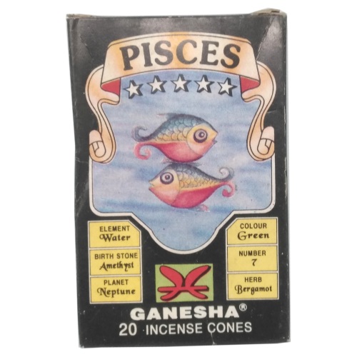 PISCES ZODIAC Incense Cones - Click Image to Close