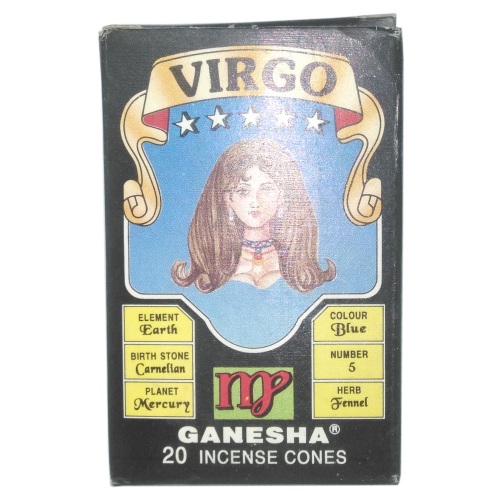 VIRGO ZODIAC Incense Cones - Click Image to Close