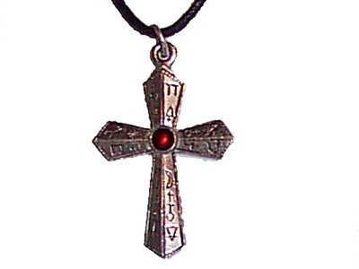 Pewter Cross Pendant (cx2r)