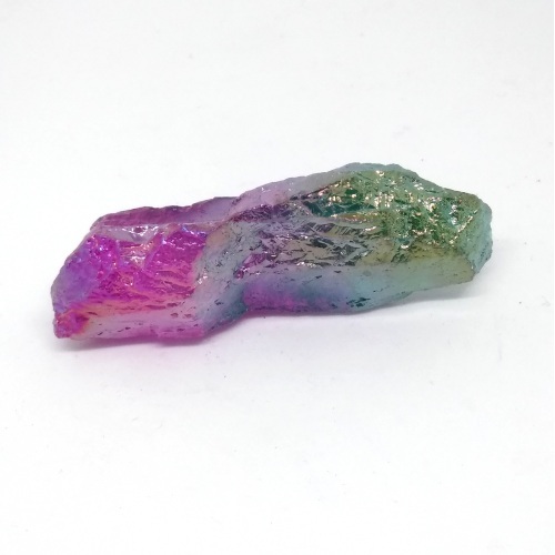 Rainbow Unicorn Aura Quartz Crystal 62mm 28g (l)