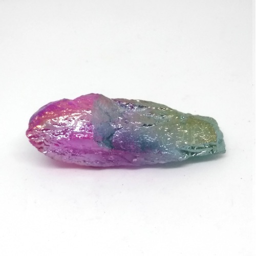 Rainbow Unicorn Aura Quartz Crystal 62mm 28g (l) - Click Image to Close