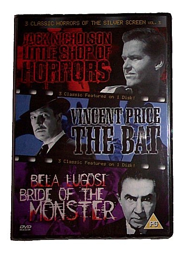 Little Shop Of Horrors, The Bat & Bride Of The Monster (DVD - PA
