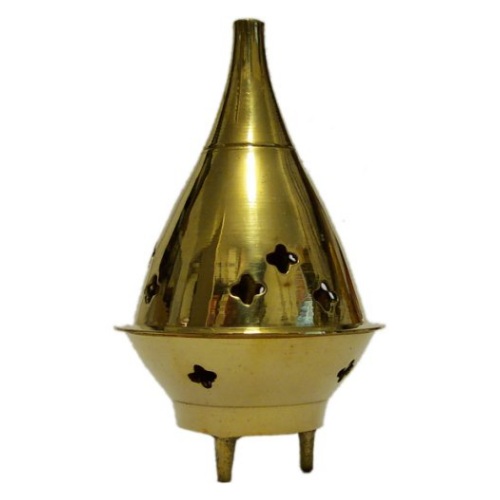 Brass Incense Burner / Censer (ixa1) - Click Image to Close