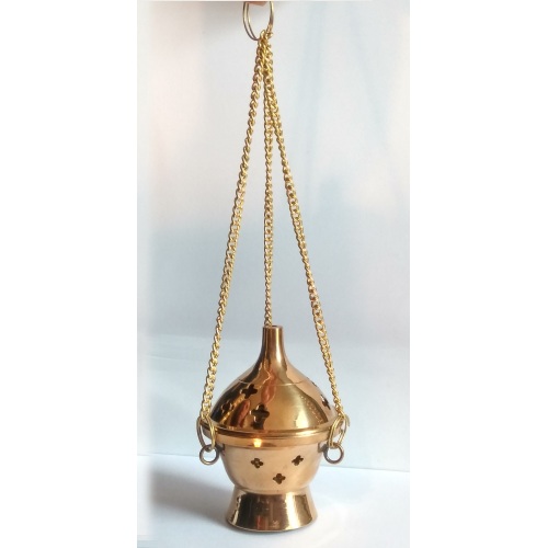 Hanging Brass Incense Burner / Censer (ixa26)