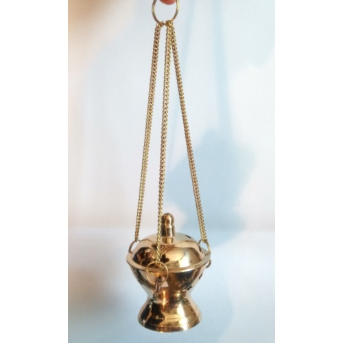Hanging Brass Incense Burner / Censer (ixa28)
