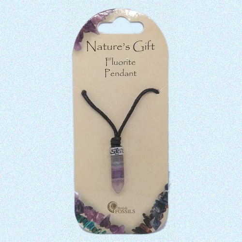 FLUORITE Point Pendant (a) - Click Image to Close