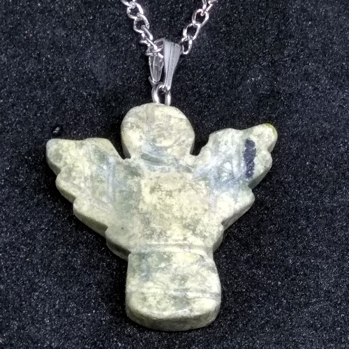 YELLOW TURQUOISE Angel Pendant (q) - Click Image to Close