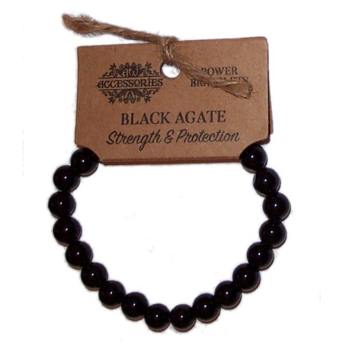 BLACK AGATE Power Bracelet