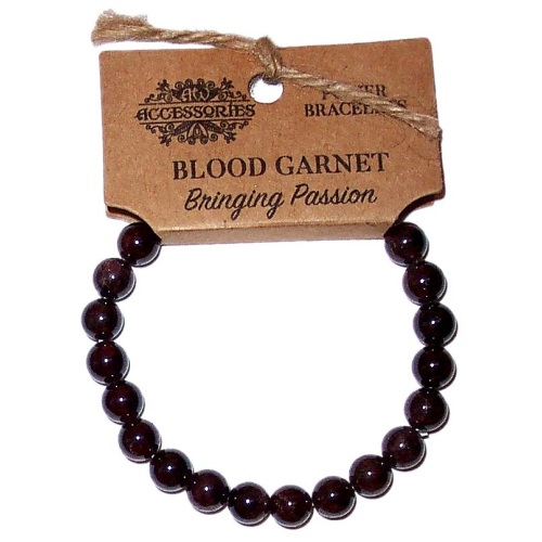 BLOOD GARNET Power Bracelet - Click Image to Close
