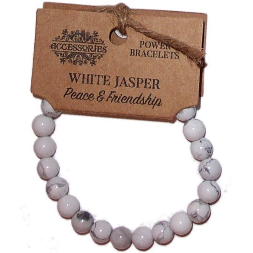 WHITE JASPER Power Bracelet