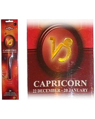 CAPRICORN Zodiac Incense Sticks (Time & Again) - Click Image to Close