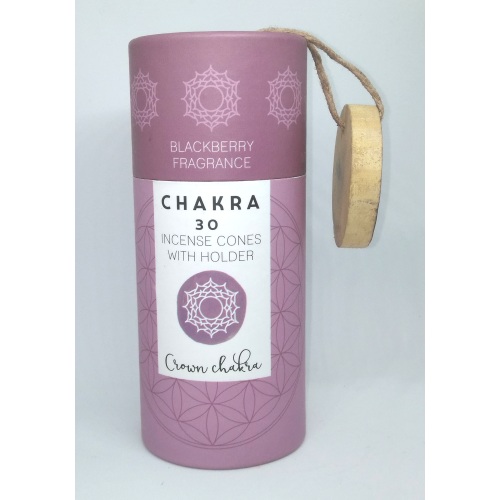 CROWN CHAKRA Incense Cones with ash catcher