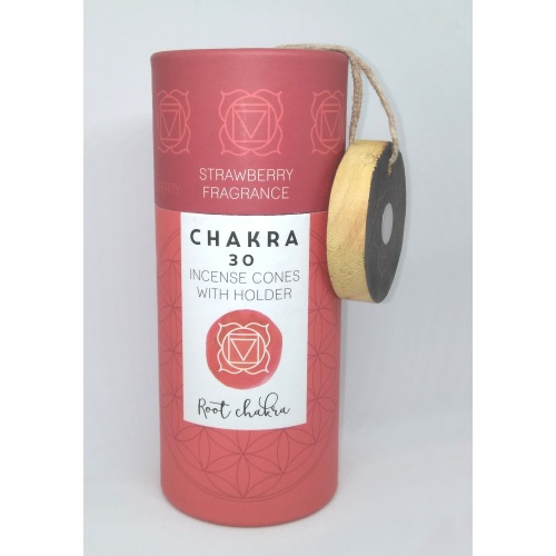 ROOT CHAKRA Incense Cones with ash catcher