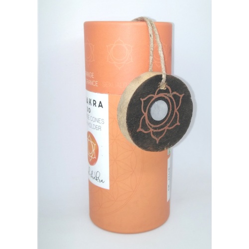SACRAL CHAKRA Incense Cones with ash catcher