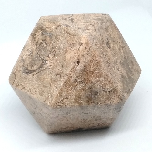 MARBLE WITH FOSSILS TETRADECAHEDRON (a)