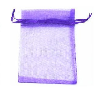 Purple Organza Pouch