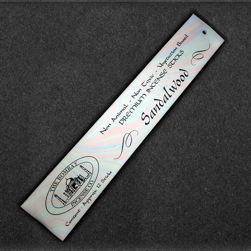 SANDALWOOD Incense Sticks (The Bombay Incense Co.) - Click Image to Close